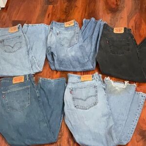 Levi's Men's 505 Denim Jeans Assorted Colors Size 36x30